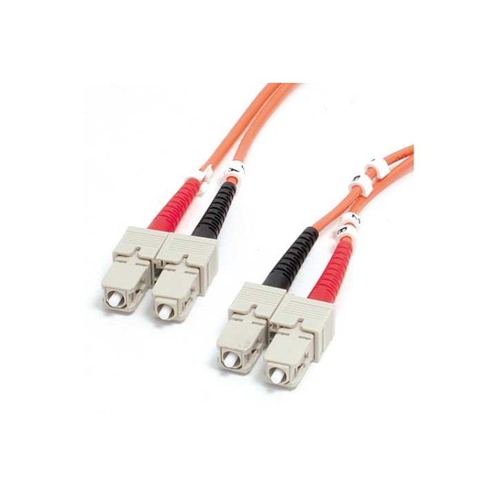 StarTech.com Cavo patch in fibra multimodale SC/SC da 1m, 62,5/125, LSZH - Cavo
