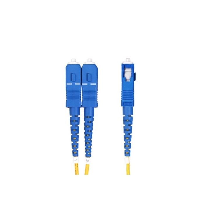 StarTech.com Cavo in fibra ottica duplex monomodale OS2 da LC a SC da 2 m - Cavo