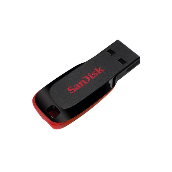 SanDisk Cruzer Blade - Chiavetta USB - 32 GB - USB 2.0 - rosso, Sleek Black