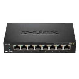 D-Link DGS 108 - Switch - 8 x 10/100/1000 - desktop