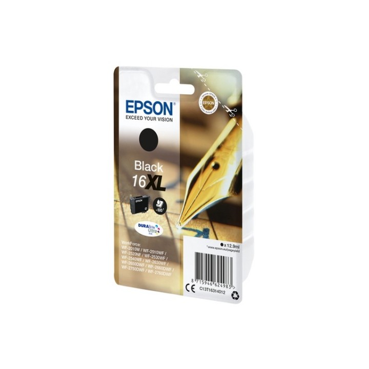 Epson 16XL - 12.9 ml - XL - nero - originale - blister - cartuccia d'inchiostro