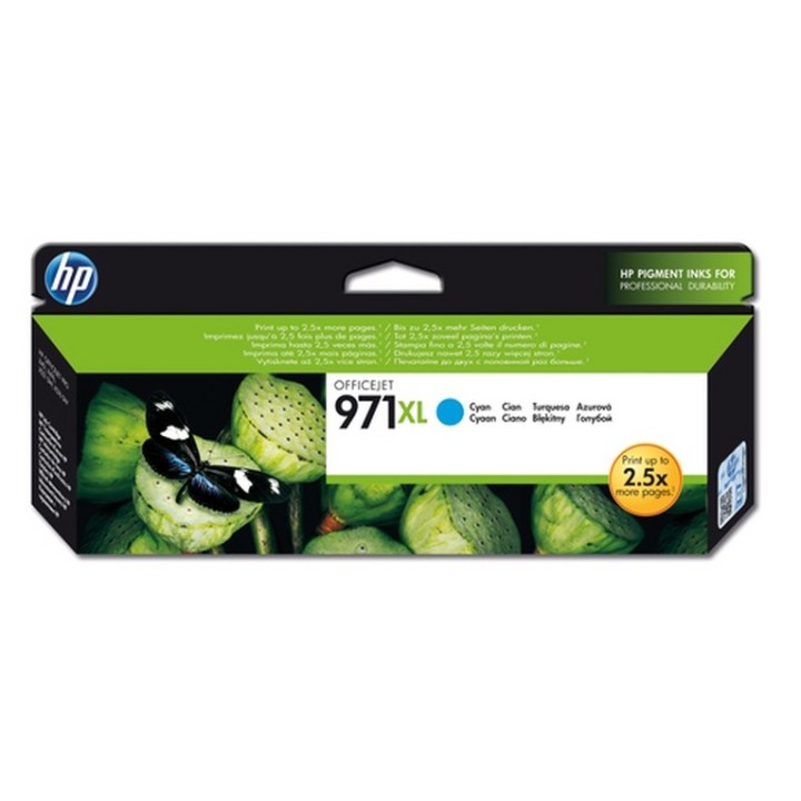 HP 971XL - Alta resa - ciano - originale - cartuccia d'inchiostro - per Officeje (CN626AE)