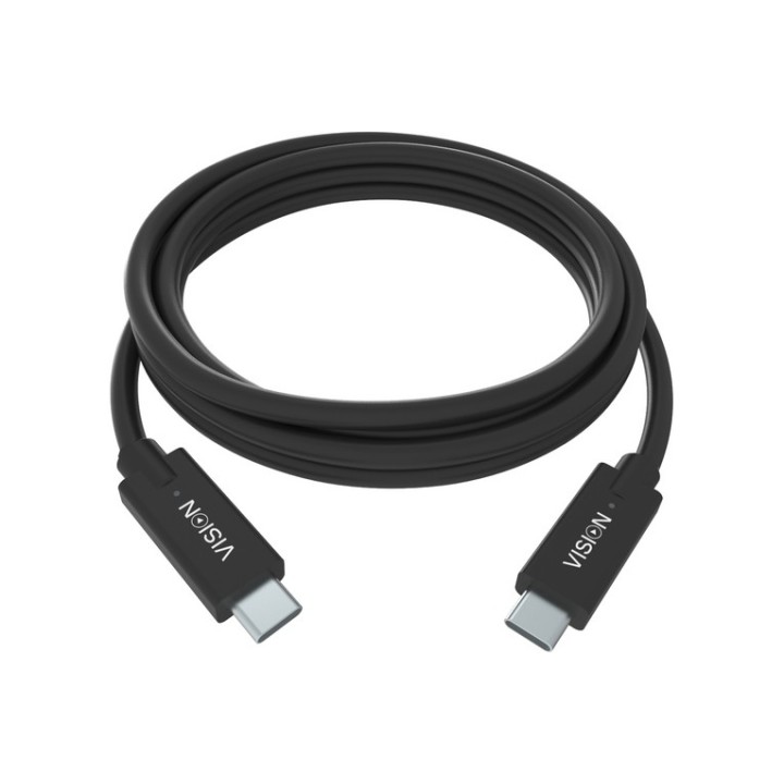 Vision - Cavo USB - USB-C (M) a USB-C (M) - Thunderbolt 3 / USB 3.0 / USB 3.1 Ge