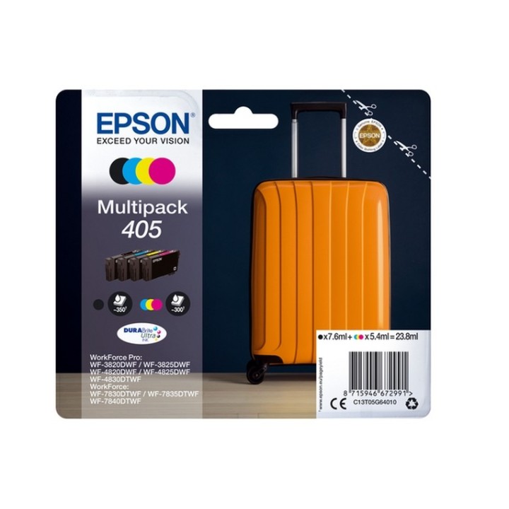 Epson 405 - Confezione da 4 - nero, giallo, ciano, magenta - originale - cartucc