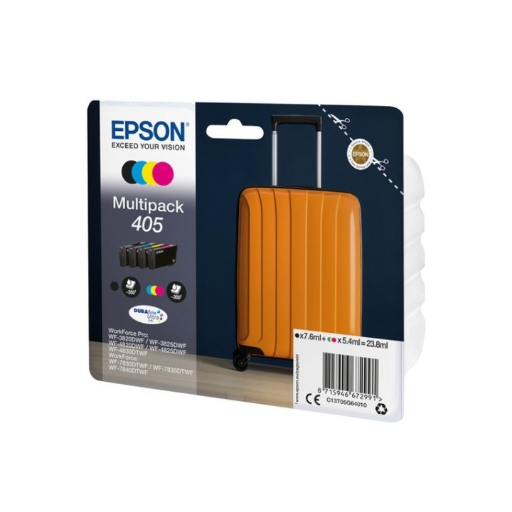 Epson 405 - Confezione da 4 - nero, giallo, ciano, magenta - originale - cartucc