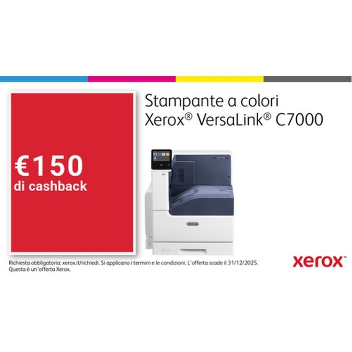 VersaLink C7000DN A3 35/35 ppm Stampante fronte/retro Adobe PS3 PCL5e/6 2 vassoi (C7000V_DN) - KIT