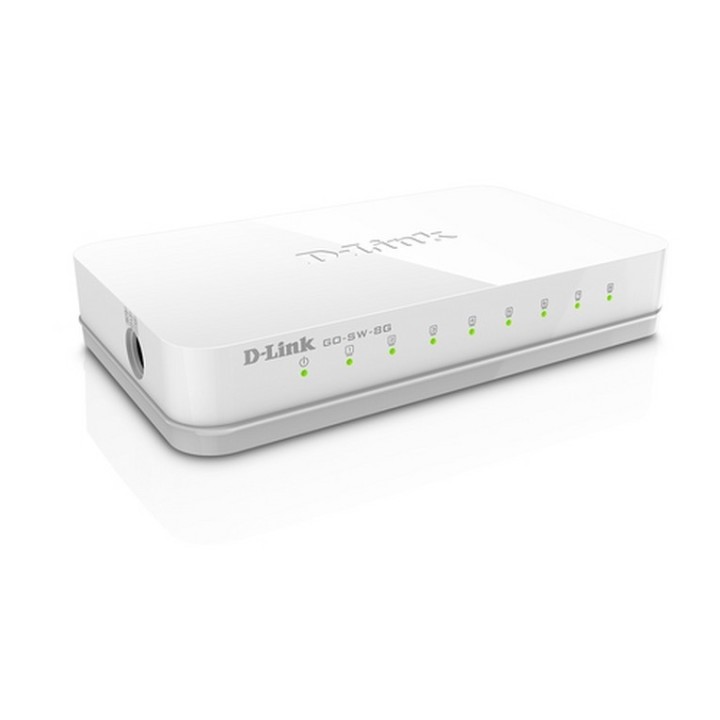 D-Link GO-SW-8G - Switch - unmanaged - 8 x 10/100/1000 - desktop