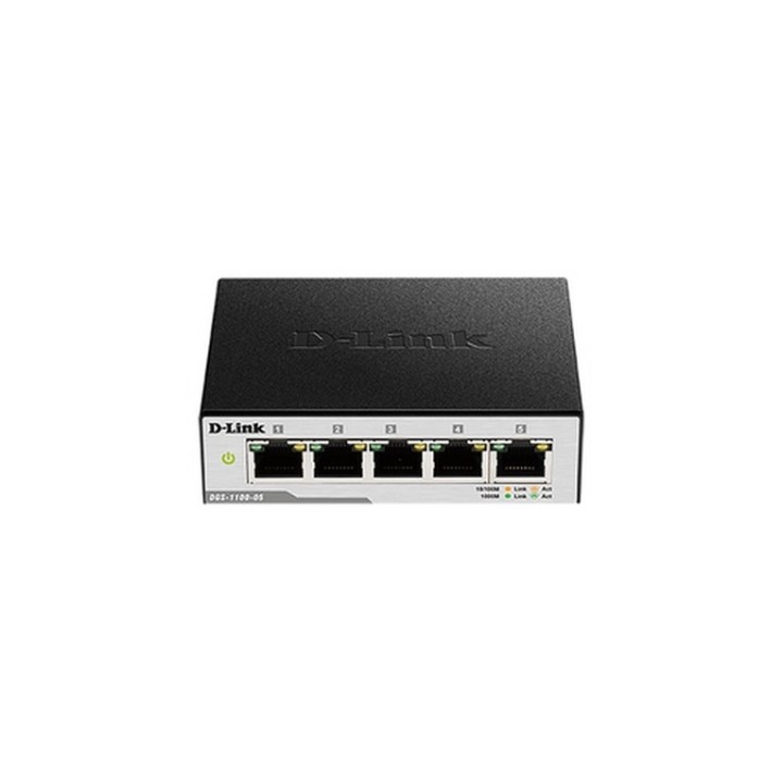 D-Link DGS 1100-05V2 - Switch - intelligente - 5 x 10/100/1000 - desktop (DGS-1100-05)
