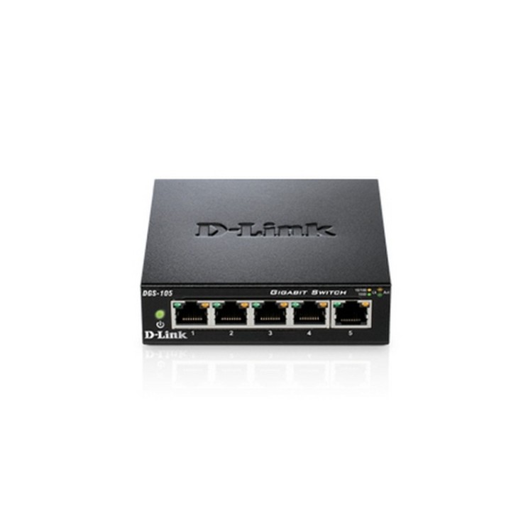 D-Link DGS 105 - Switch - 5 x 10/100/1000 - desktop