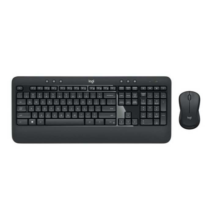 Logitech MK540 Advanced - Set mouse e tastiera - senza fili - 2.4 GHz - QWERTY -
