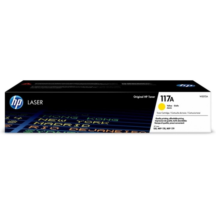 HP 117A - Giallo - originale - cartuccia toner (W2072A) - per Color Laser 150a,