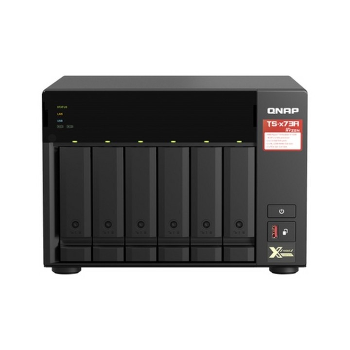 QNAP TS-673A - Server NAS - 6 alloggiamenti - SATA 6Gb/s - RAM 8 GB - Gigabit Et