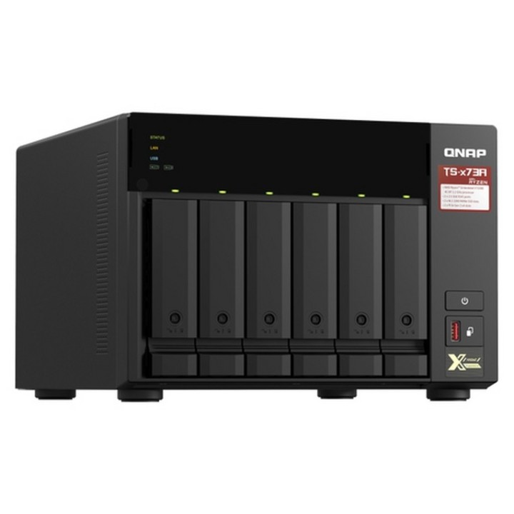QNAP TS-673A - Server NAS - 6 alloggiamenti - SATA 6Gb/s - RAM 8 GB - Gigabit Et