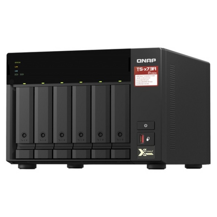 QNAP TS-673A - Server NAS - 6 alloggiamenti - SATA 6Gb/s - RAM 8 GB - Gigabit Et