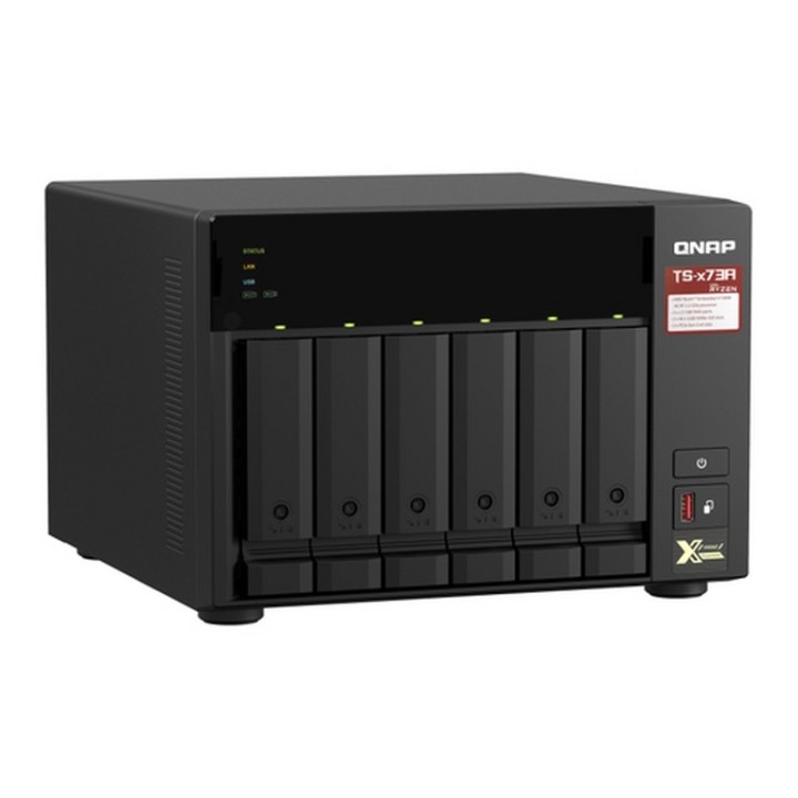 QNAP TS-673A - Server NAS - 6 alloggiamenti - SATA 6Gb/s - RAM 8 GB - Gigabit Et