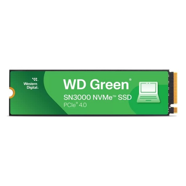 WD Green SN3000 WDS500G4G0E-00CPS0 - SSD - 500 GB - interno - M.2 2280 - PCIe 4.