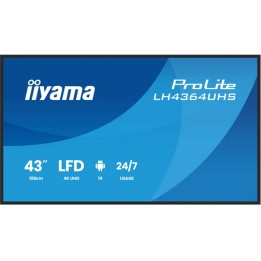 iiyama ProLite LH4364UHS-B1AG - 43" Categoria diagonale (42.5" visualizzabile) D