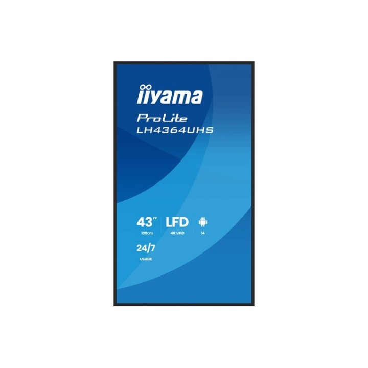 iiyama ProLite LH4364UHS-B1AG - 43" Categoria diagonale (42.5" visualizzabile) D