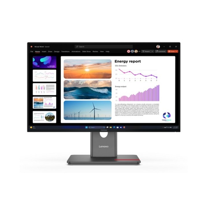 Lenovo ThinkVision P24Q-40 - Monitor a LED - 24" (23.8" visualizzabile) - 2560 x