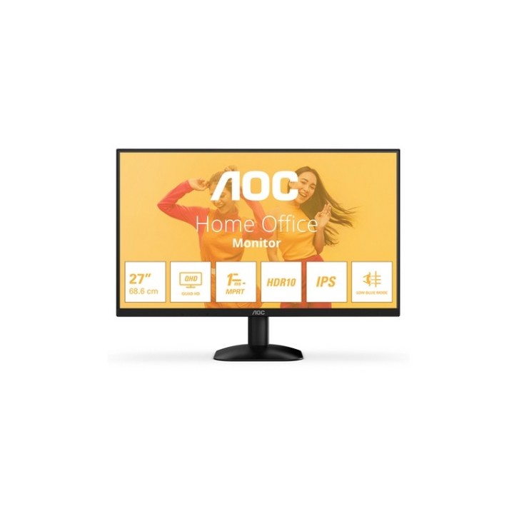 AOC Basic-line Q27B35E - Monitor a LED - 27" - 2560 x 1440 QHD @ 75 Hz - IPS - 3