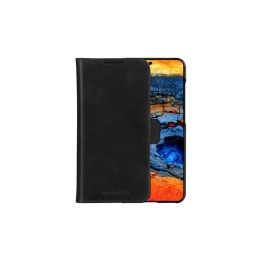 dbramante1928 Lynge - Flip cover per cellulare - pelle pieno fiore - nero - per
