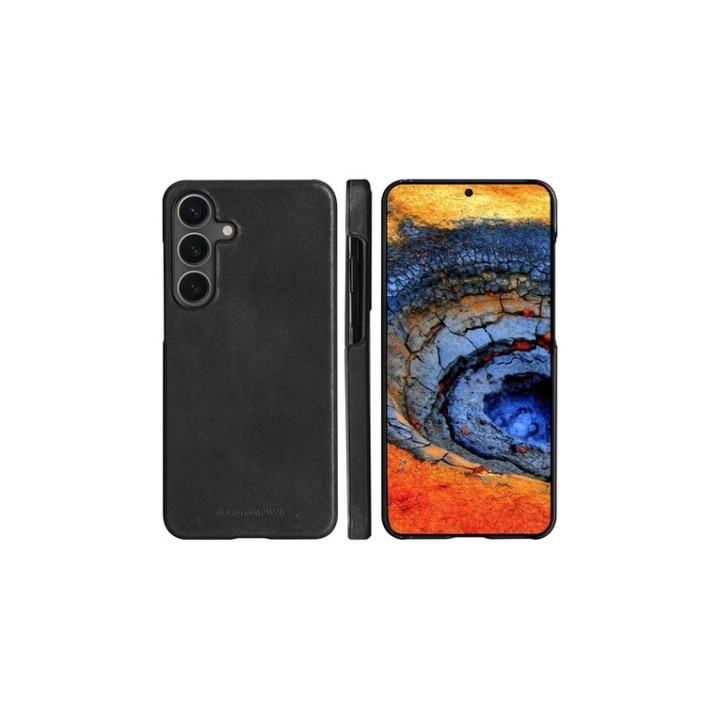 dbramante1928 Lynge - Flip cover per cellulare - pelle pieno fiore - nero - per