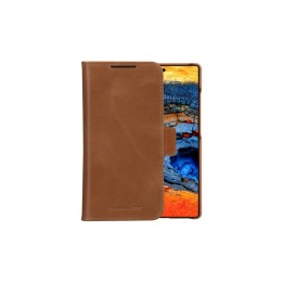 dbramante1928 Lynge - Flip cover per cellulare - pelle pieno fiore - tan - per S