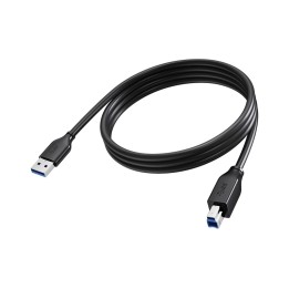 Vision - Cavo USB - USB Tipo A (M) a USB Type B (M) - USB 3.0 - 2 m - nero