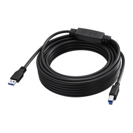 VISION 10 m Black USB 3.0 booster cable