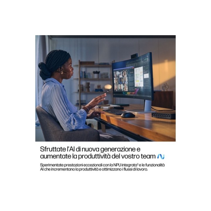 HP EliteDesk 8 G1a Next Gen AI PC - Copilot+ PC, AI PC - mini Ryzen AI 7 350 / f