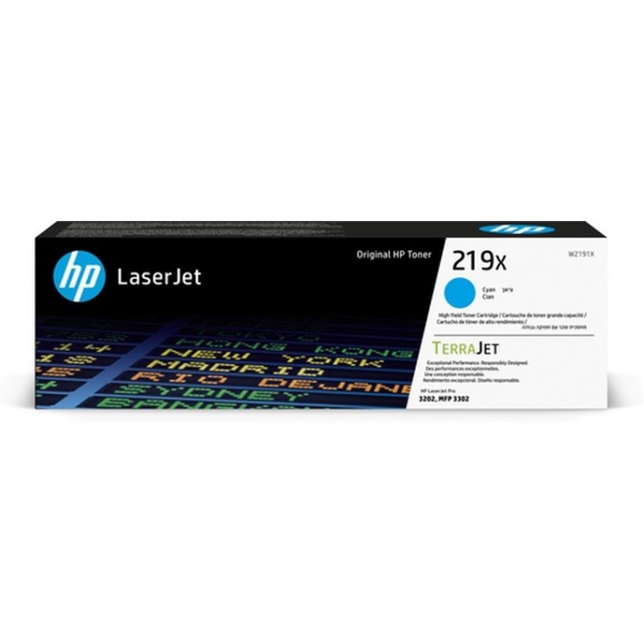 HP 219X - Alta resa - ciano - originale - LaserJet - cartuccia toner (W2191X) -