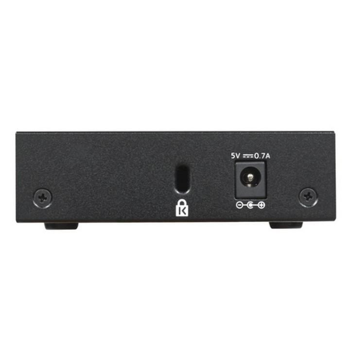 NETGEAR GS305 - Switch - unmanaged - 5 x 10/100/1000 - desktop, montaggio a pare