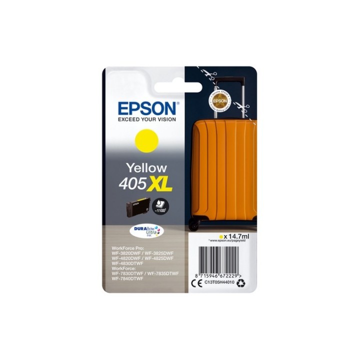 Epson 405XL - 14.7 ml - XL - giallo - originale - blister - cartuccia d'inchiost