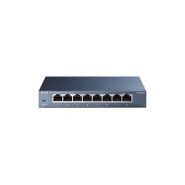 TP-Link TL-SG108 8-port Metal Gigabit Switch - Switch - unmanaged - 8 x 10/100/1 (TL-SG108)
