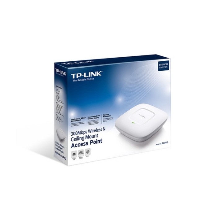 TP-Link Omada EAP110 - Wireless access point - 100Mb LAN - Wi-Fi - 2.4 GHz (EAP110)