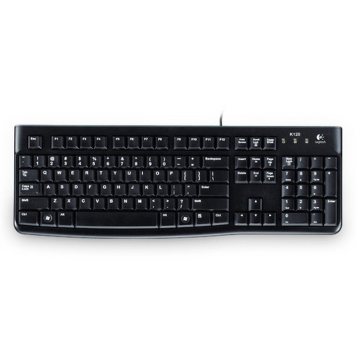 Logitech Tastiera OEM K120 Keyboard Colore Nero - Connessione USB - per Windows/ (920-002517)