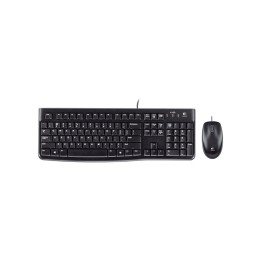 Logitech Kit Tastiera e Mouse Desktop MK120 Colore Nero - Connessione USB - per