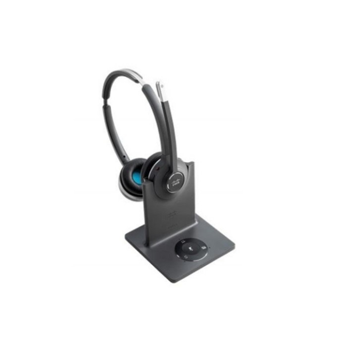 Cisco 562 Wireless Dual - Cuffie con microfono - over ear - DECT 6.0 - senza fil (CP-HS-WL-562-M-EU)
