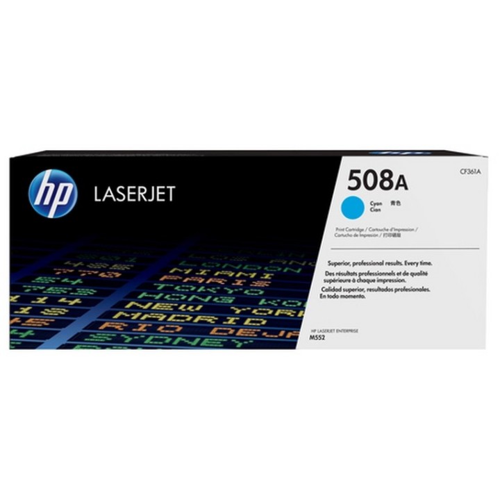 HP 508A - Ciano - originale - LaserJet - cartuccia toner (CF361A) - per Color La