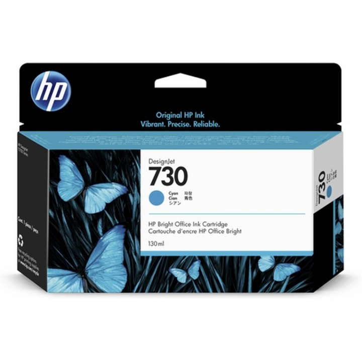 HP 730 - 130 ml - ciano - originale - DesignJet - cartuccia d'inchiostro - per D