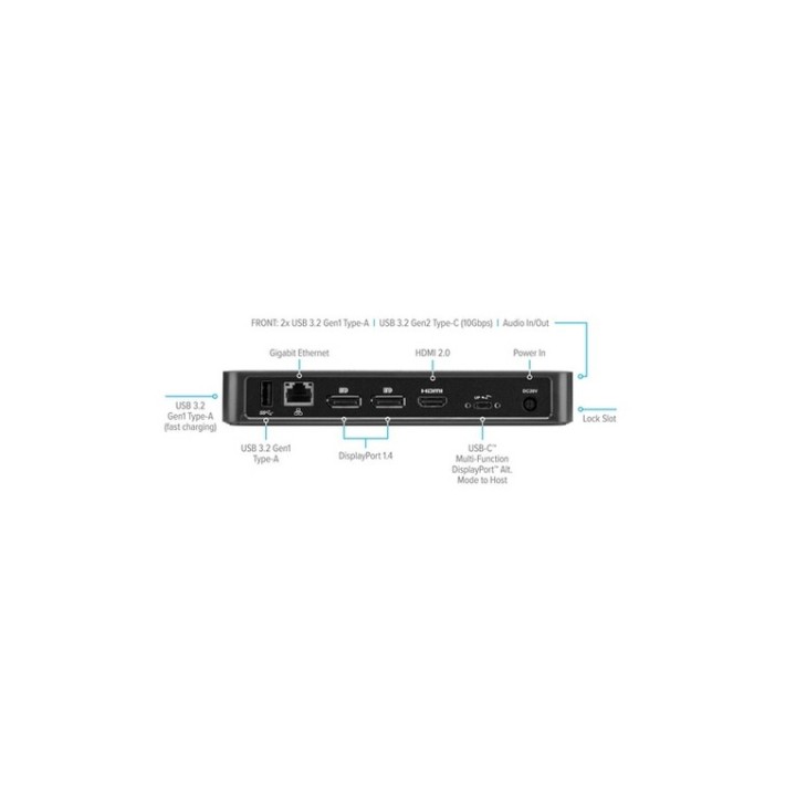 Targus Multi-Function - Docking station - USB-C - HDMI, 2 x DP - 1GbE - Europa