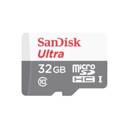 SanDisk Ultra - Scheda di memoria flash - 32 GB - Class 10 - UHS-I microSDHC (SDSQUNR-032G-GN3MN)