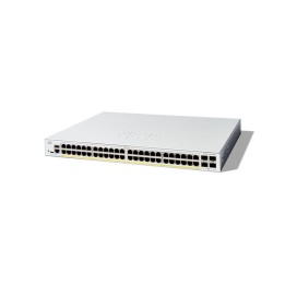 Cisco Catalyst 1200-48P-4X - Switch - L3 - intelligente - 48 x 10/100/1000 (PoE+