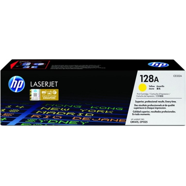 HP 128A - Giallo - originale - LaserJet - cartuccia toner (CE322A) - per Color L