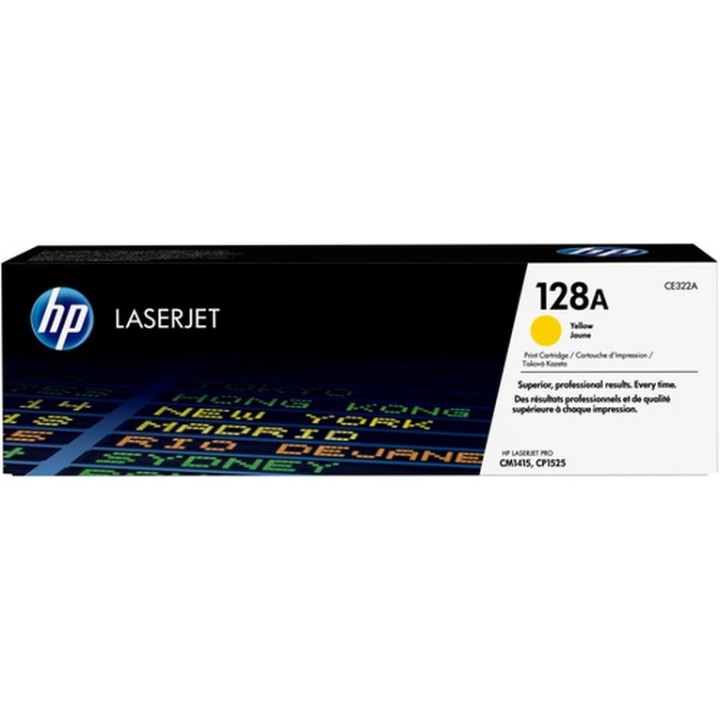 HP 128A - Giallo - originale - LaserJet - cartuccia toner (CE322A) - per Color L