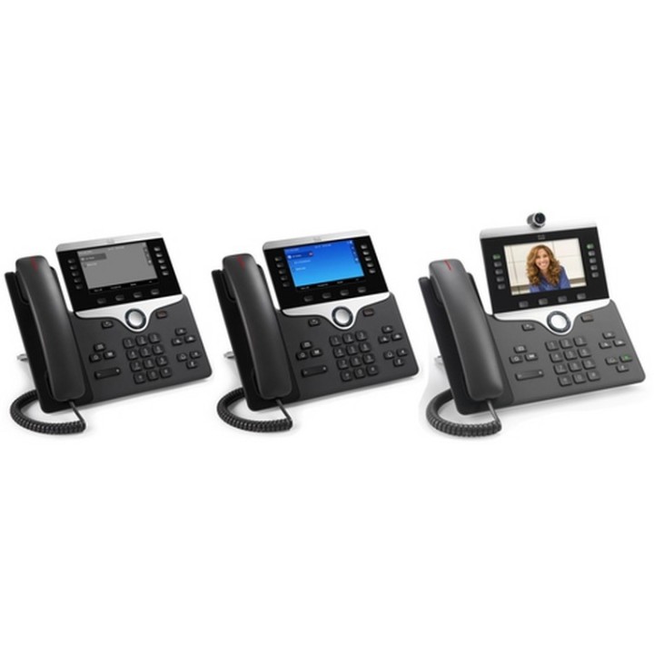 Cisco IP Phone 8811 - Telefono VoIP - SIP, RTCP, RTP, SRTP, SDP - 5 linee - carb (CP-8811-3PCC-K9)