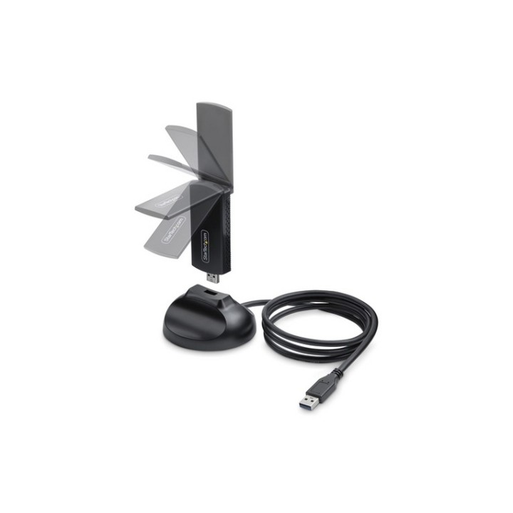 Startech Chiavetta USB Wi-Fi 6E, Dongle NIC wireless per PC, WiFi - Adattatore d