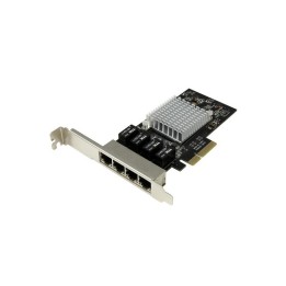 Startech Scheda di rete PCIe Gigabit Power over Ethernet a 4 porte - Adattatore