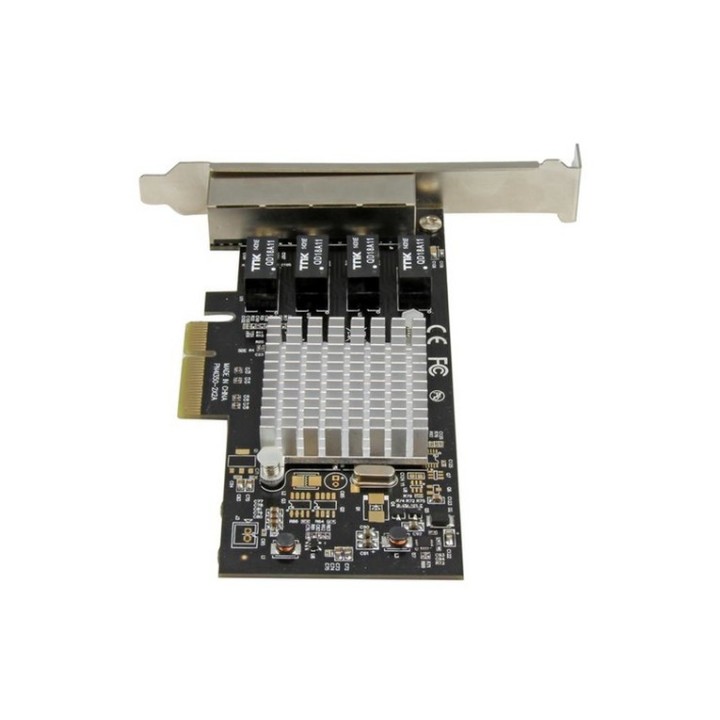Startech Scheda di rete PCIe Gigabit Power over Ethernet a 4 porte - Adattatore