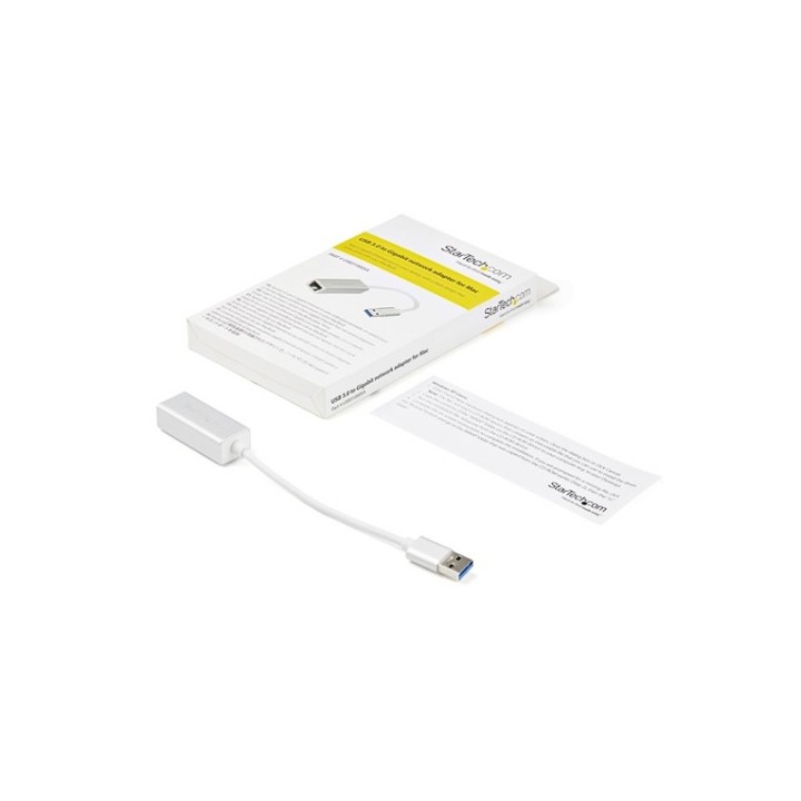 Startech Adattatore di rete da USB 3.0 a RJ45 Gigabit Ethernet - Argento -Design